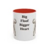 11oz Funny Sheepadoodle Mug, Big Floof Bigger Heart, Vintage Dog Coffee Mug, Dog Lover Gift