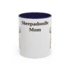 11oz Sheepadoodle Dog Mom Mug, Vintage Sketch Coffee Mug, Dog Mom Gift