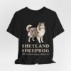 Shetland Sheepdog Latin Shirt, Vintage Dog Sketch Tee, Dog Latin Gift