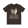 Shetland Sheepdog Latin Shirt, Vintage Dog Sketch Tee, Dog Latin Gift