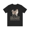 Shetland Sheepdog Latin Shirt, Vintage Dog Sketch Tee, Dog Latin Gift