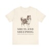 Shetland Sheepdog Latin Shirt, Vintage Dog Sketch Tee, Dog Latin Gift