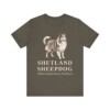 Shetland Sheepdog Latin Shirt, Vintage Dog Sketch Tee, Dog Latin Gift