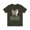 Shetland Sheepdog Latin Shirt, Vintage Dog Sketch Tee, Dog Latin Gift