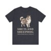 Shetland Sheepdog Latin Shirt, Vintage Dog Sketch Tee, Dog Latin Gift