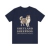 Shetland Sheepdog Latin Shirt, Vintage Dog Sketch Tee, Dog Latin Gift
