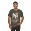 Shichon Dad Shirt, Vintage Dog Sketch Tee, Dog Dad Gift