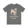 Shichon Dad Shirt, Vintage Dog Sketch Tee, Dog Dad Gift