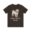 Shichon Dad Shirt, Vintage Dog Sketch Tee, Dog Dad Gift