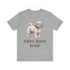 Shichon Dad Shirt, Vintage Dog Sketch Tee, Dog Dad Gift