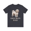Shichon Dad Shirt, Vintage Dog Sketch Tee, Dog Dad Gift