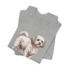 Shichon Humor Shirt, Vintage Dog Sketch Tee, Dog Humor Gift