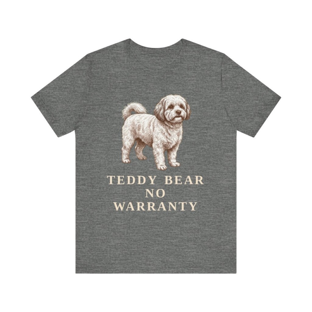 Shichon Humor Shirt, Vintage Dog Sketch Tee, Dog Humor Gift