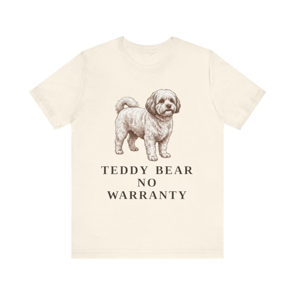 Shichon Humor Shirt, Vintage Dog Sketch Tee, Dog Humor Gift