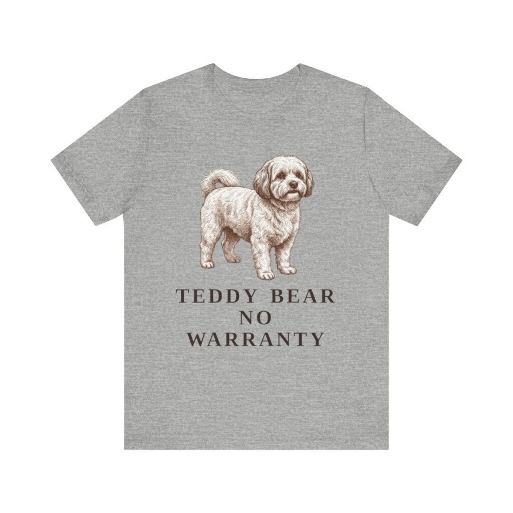 Shichon Humor Shirt, Vintage Dog Sketch Tee, Dog Humor Gift