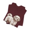 Shichon Latin Shirt, Vintage Dog Sketch Tee, Dog Latin Gift