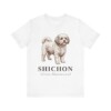 Shichon Latin Shirt, Vintage Dog Sketch Tee, Dog Latin Gift