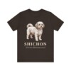 Shichon Latin Shirt, Vintage Dog Sketch Tee, Dog Latin Gift