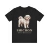 Shichon Latin Shirt, Vintage Dog Sketch Tee, Dog Latin Gift