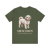 Shichon Latin Shirt, Vintage Dog Sketch Tee, Dog Latin Gift