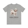 Shichon Latin Shirt, Vintage Dog Sketch Tee, Dog Latin Gift