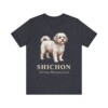 Shichon Latin Shirt, Vintage Dog Sketch Tee, Dog Latin Gift