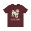Shichon Latin Shirt, Vintage Dog Sketch Tee, Dog Latin Gift