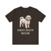 Shichon Mom Shirt, Vintage Dog Sketch Tee, Dog Mom Gift