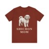 Shichon Mom Shirt, Vintage Dog Sketch Tee, Dog Mom Gift