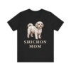 Shichon Mom Shirt, Vintage Dog Sketch Tee, Dog Mom Gift