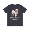 Shichon Mom Shirt, Vintage Dog Sketch Tee, Dog Mom Gift
