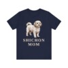 Shichon Mom Shirt, Vintage Dog Sketch Tee, Dog Mom Gift