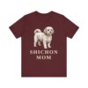 Shichon Mom Shirt, Vintage Dog Sketch Tee, Dog Mom Gift