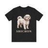 Shichon Shirt, Vintage Dog Sketch Tee, Dog Lover Gift