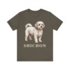 Shichon Shirt, Vintage Dog Sketch Tee, Dog Lover Gift