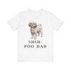 Shih-Poo Dad Shirt, Vintage Dog Sketch Tee, Dog Dad Gift