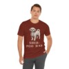 Shih-Poo Dad Shirt, Vintage Dog Sketch Tee, Dog Dad Gift