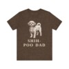 Shih-Poo Dad Shirt, Vintage Dog Sketch Tee, Dog Dad Gift