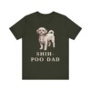 Shih-Poo Dad Shirt, Vintage Dog Sketch Tee, Dog Dad Gift