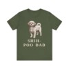 Shih-Poo Dad Shirt, Vintage Dog Sketch Tee, Dog Dad Gift