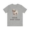 Shih-Poo Dad Shirt, Vintage Dog Sketch Tee, Dog Dad Gift