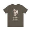 Shih-Poo Latin Shirt, Vintage Dog Sketch Tee, Dog Latin Gift