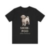 Shih-Poo Latin Shirt, Vintage Dog Sketch Tee, Dog Latin Gift