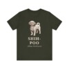 Shih-Poo Latin Shirt, Vintage Dog Sketch Tee, Dog Latin Gift