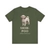 Shih-Poo Latin Shirt, Vintage Dog Sketch Tee, Dog Latin Gift
