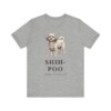 Shih-Poo Latin Shirt, Vintage Dog Sketch Tee, Dog Latin Gift