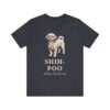 Shih-Poo Latin Shirt, Vintage Dog Sketch Tee, Dog Latin Gift