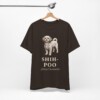 Shih-Poo Latin Shirt, Vintage Dog Sketch Tee, Dog Latin Gift