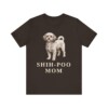 Shih-Poo Mom Shirt, Vintage Dog Sketch Tee, Dog Mom Gift