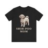 Shih-Poo Mom Shirt, Vintage Dog Sketch Tee, Dog Mom Gift